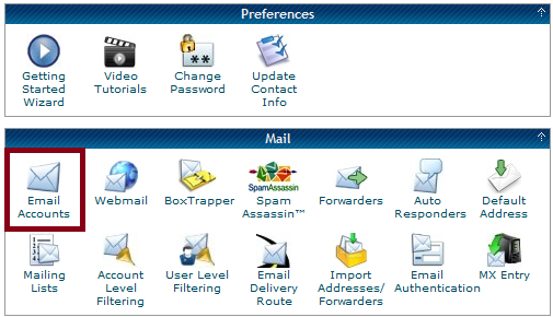 How to create Email Accounts in Cpanel