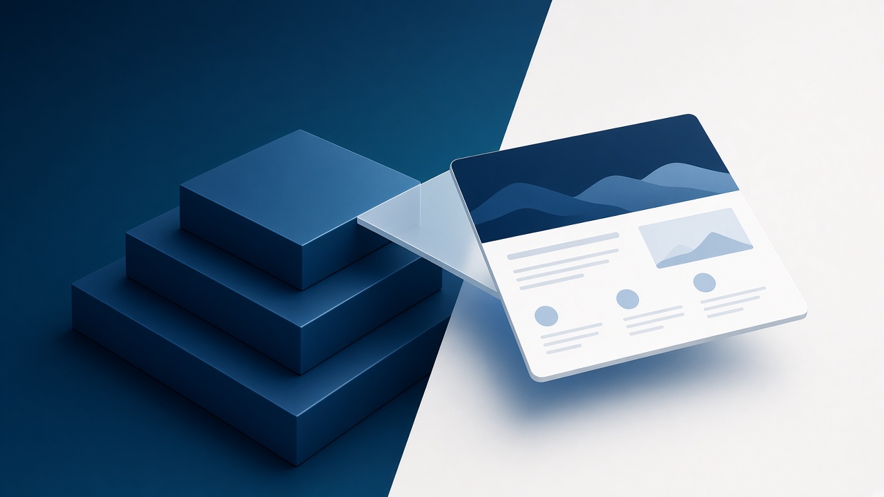 Illustration: hosting environment managed by Cid Hosting on one side, your website content on the other.